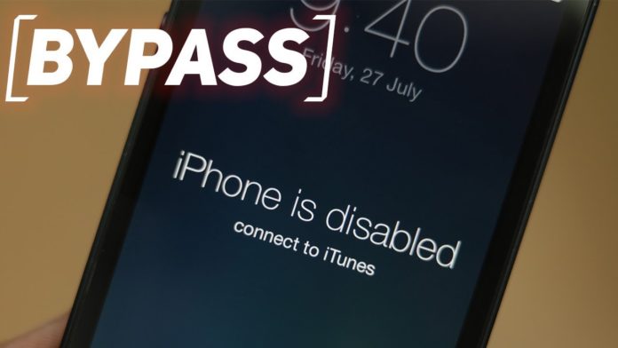 Unlock Disabled iPhone 6/7