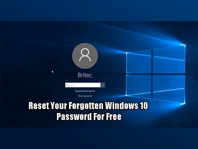 How To Reset Windows 10 With And Without Password 2837