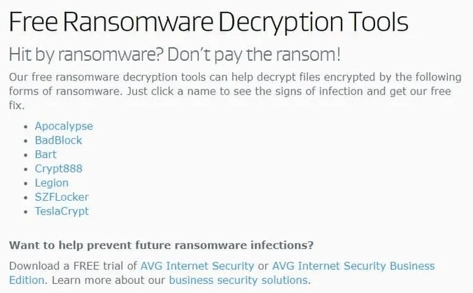 11 Supreme Ransomware Decryption Tools For Windows