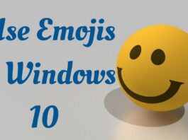 Use Emoji in Windows 10