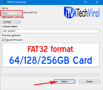 sd card formatter fat32 apk no root